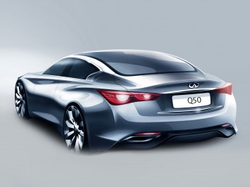 Infiniti Q50 Design Sketch