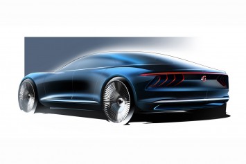 Italdesign Giugiaro GEA Concept - Design Sketch