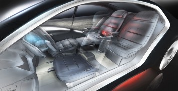 Italdesign Giugiaro GEA Concept - Interior Design Sketch