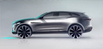 Jaguar C-X17 Concept design Sketch