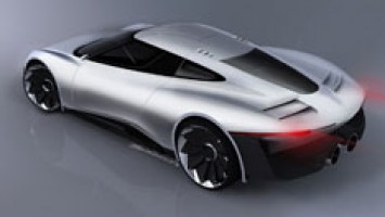 Jaguar C X75 Concept Design Sketch