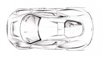 Jaguar C X75 Concept Design Sketch