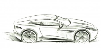 Jaguar F Type Coupe Design Sketch