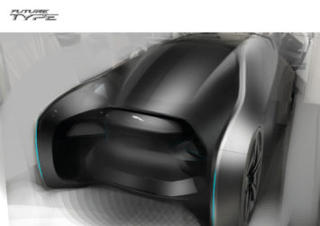 Jaguar Future Type Concept Design Sketch