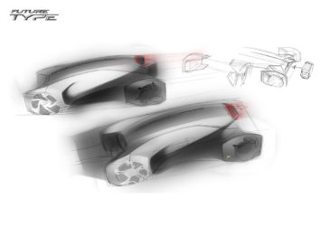 Jaguar Future Type Concept Design Sketches