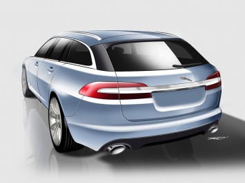 Jaguar XF Sportbrake Design Sketch