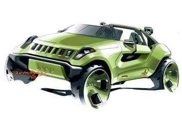 Jeep Concept Design Sketch