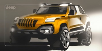 Jeep Concept Design Sketch by Aleksander Suvorov