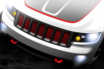 Jeep Grand Cherokee Trailhawk Concept - Design Sketch