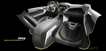 Jeep Guardian Concept - Interior Design Sketch