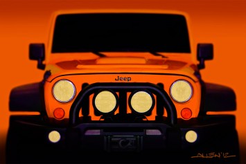 Jeep Wrangler Traildozer Concept - Design Sketch