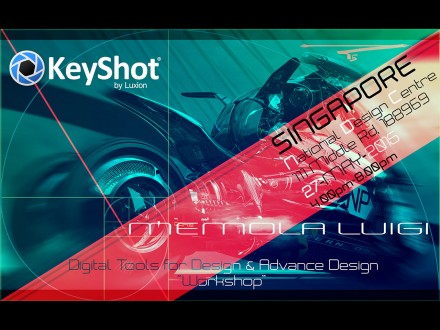 Keyshot announces Singapore Advanced Design Workshop with Luigi Memola