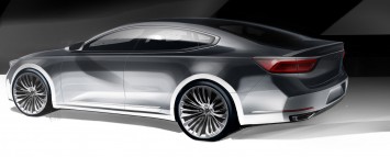 Kia Cadenza Design Sketch