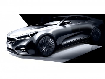 Kia Cadenza Design Sketch