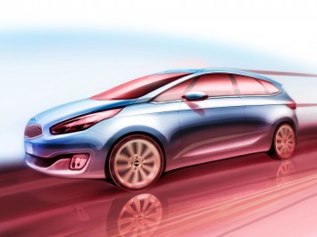 Kia Carens - Design Sketch