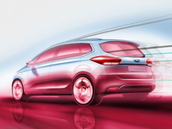 Kia Carens - Design Sketch