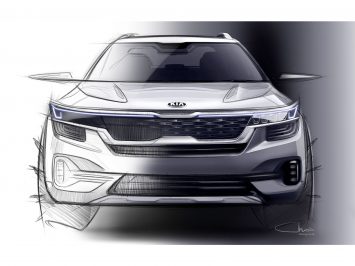 Kia Compact SUV Design Sketch