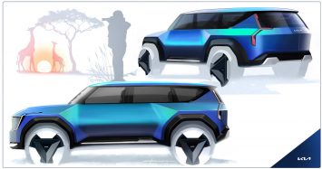 Kia Concept EV9 Exterior Design Sketch Render