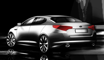 Kia Magentis Design Sketch