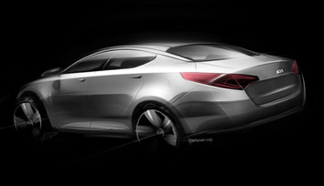 Kia Magentis Design Sketch