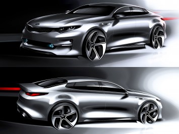 Kia next-gen Optima - Design Sketches