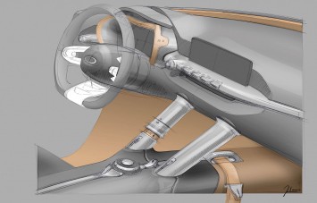 Kia Niro Concept - Interior Design Sketch