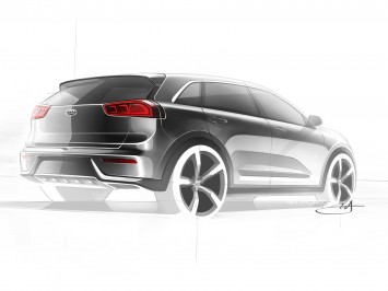 Kia Niro Design Sketch