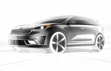 Kia Niro Design Sketch