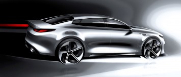 Kia Optima - Design Sketch Render