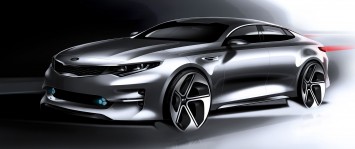 Kia Optima - Design Sketch Render