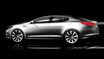 Kia Optima Magentis Design Sketch