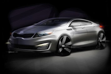 Kia Optima Magentis Design Sketch