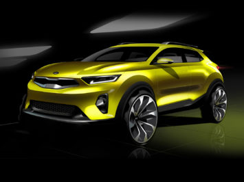 Kia Stonic Design Sketch Render