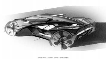 Koenigsegg Prestera Concept by Richard Stark - Design Sketch