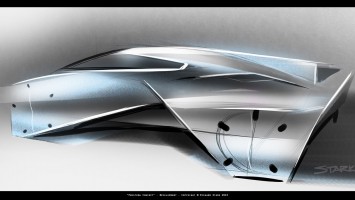 Koenigsegg Prestera Concept by Richard Stark - Design Sketch