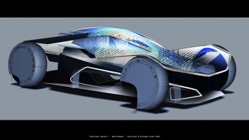 Koenigsegg Prestera Concept by Richard Stark - Design Sketch