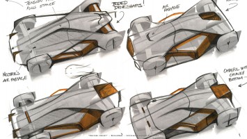 Koenigsegg Prestera Concept by Richard Stark - Design Sketches