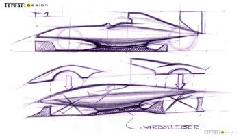 LaFerrari Design Sketch