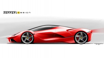 LaFerrari design Sketch