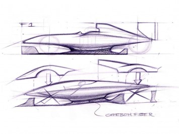 LaFerrari Design Sketch