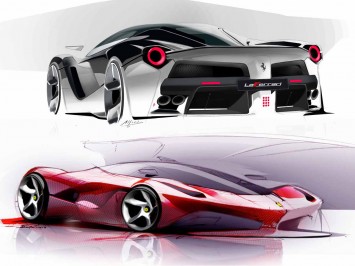 LaFerrari Design Sketches