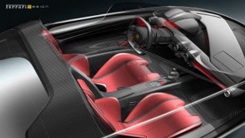 LaFerrari Interior Design Sketch