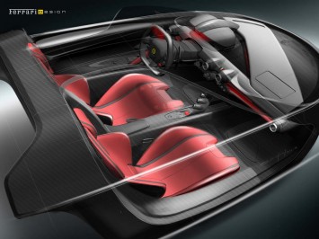 LaFerrari Interior Design Sketch