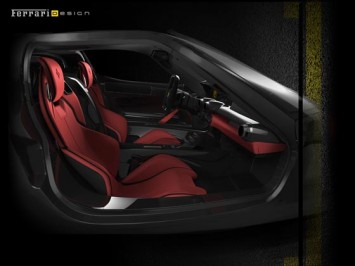 LaFerrari Interior Design Sketch