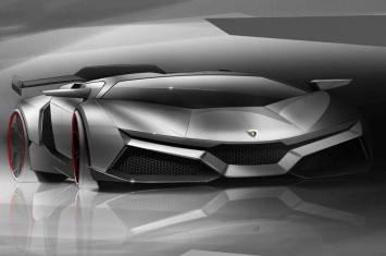 Lamborghini Cnossus Concept - Design Sketch