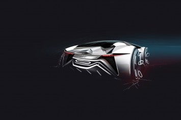 Lamborghini Diamante Concept - Design Sketch