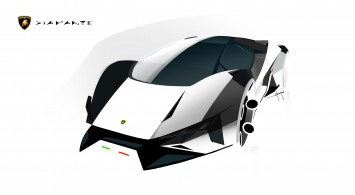 Lamborghini Diamante Concept - Design Sketch