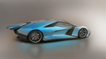 Lamborghini Encierro Concept Design Sketch by Ivan Borisov