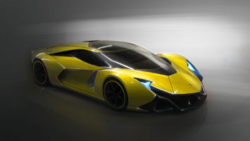 Lamborghini Encierro Concept Design Sketch Render