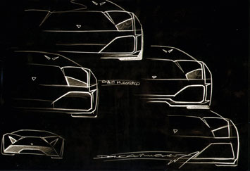 Lamborghini Gallardo Design Sketch